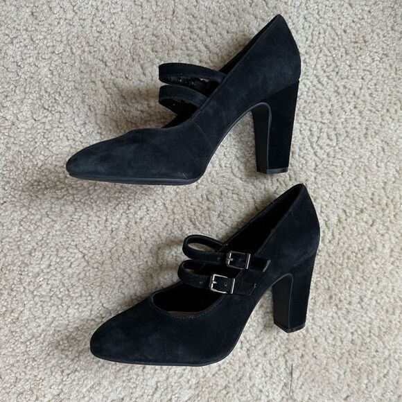 Gianni Bini Black Mary Jane style heels - Picture 5 of 10